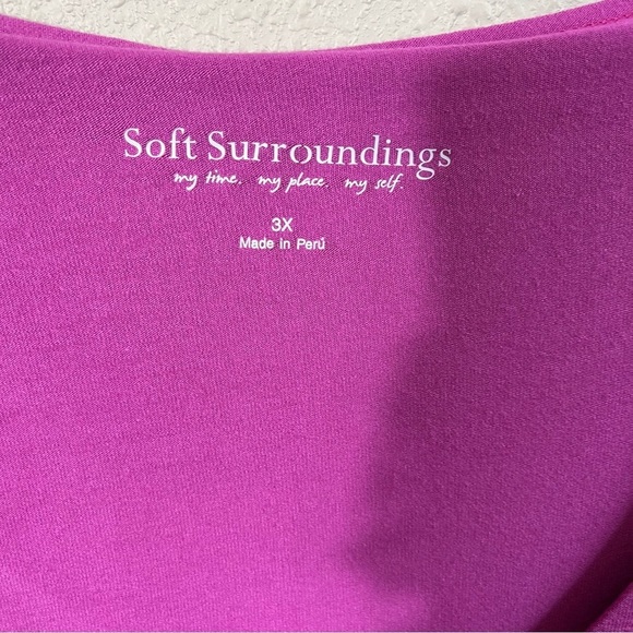 SOFT SURROUNDINGS Perfect Layers Top in Orchid 5AC72 - Picture 7 of 11